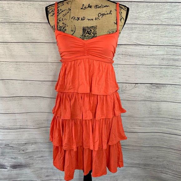 J. Crew | Ruffle Coral Reef Poppy Dress SZ S - Picture 6 of 10
